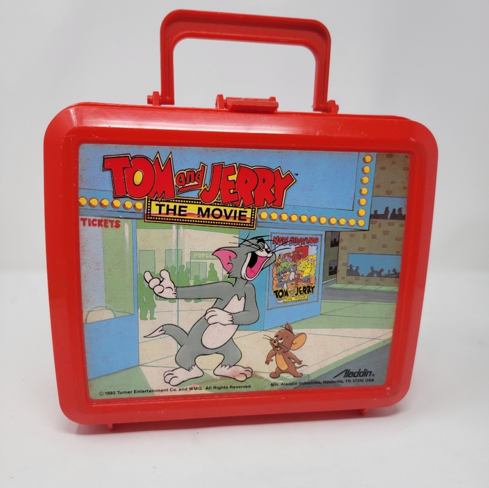 Aladdin 1992 Tom And Jerry Lunch Box Thermos Vintage Really Cool Cartoon History